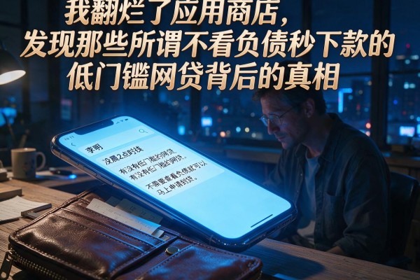 我翻烂了应用商店，发现那些所谓不看负债秒下款的低门槛网贷背后的真相