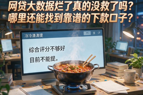 网贷大数据烂了真的没救了吗？哪里还能找到靠谱的下款口子？