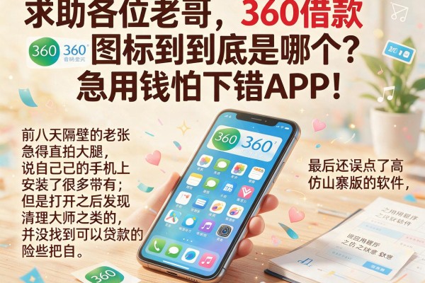 求助各位老哥，360借款图标到底是哪个？急用钱怕下错APP！