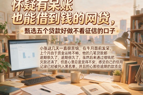 怀疑有呆账也能借到钱的网贷，甄选五个贷款好做不看征信的口子