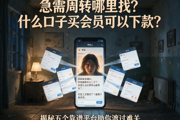 急需周转哪里找？什么口子买会员可以下款？揭秘五个靠谱平台助你渡过难关