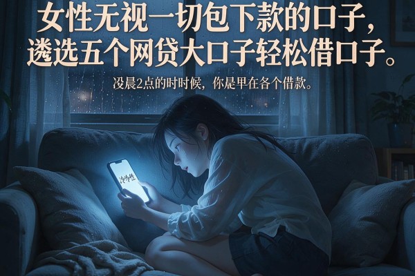 女性无视一切包下款的口子，遴选五个网贷大口子轻松借口子