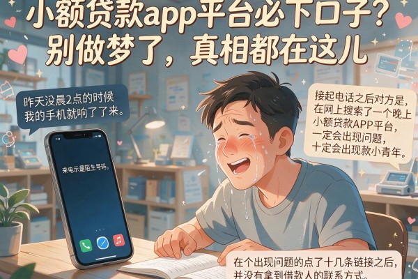 小额贷款app平台必下口子？别做梦了，真相都在这儿