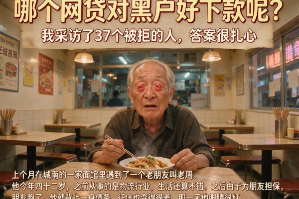 哪个网贷对黑户好下款呢？我采访了37个被拒的人，答案很扎心