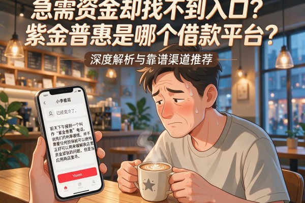 急需资金却找不到入口？紫金普惠是哪个借款平台？深度解析与靠谱渠道推荐