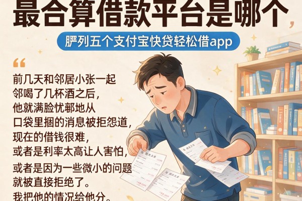 最合算借款平台是哪个，胪列五个支付宝快贷轻松借app