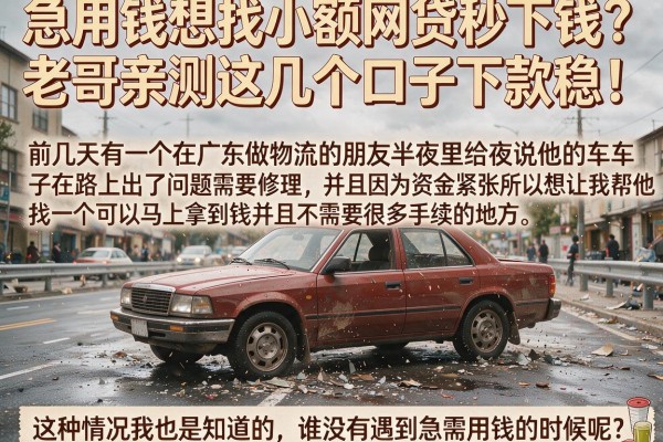 急用钱想找小额网贷秒下钱？老哥亲测这几个口子下款稳！