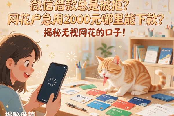 微信借款总是被拒？网花户急用2000元哪里能下款？揭秘无视网花的口子！