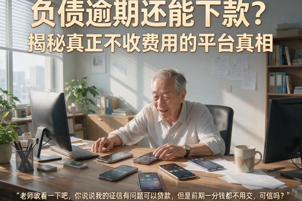 负债逾期还能下款?揭秘真正不收费用的平台真相