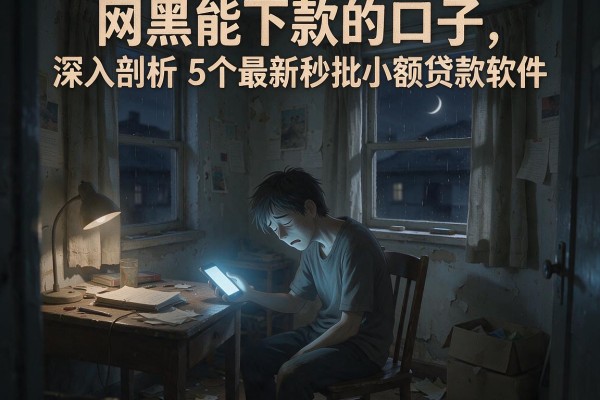 网黑能下款的口子，深入剖析5个最新秒批小额贷款软件