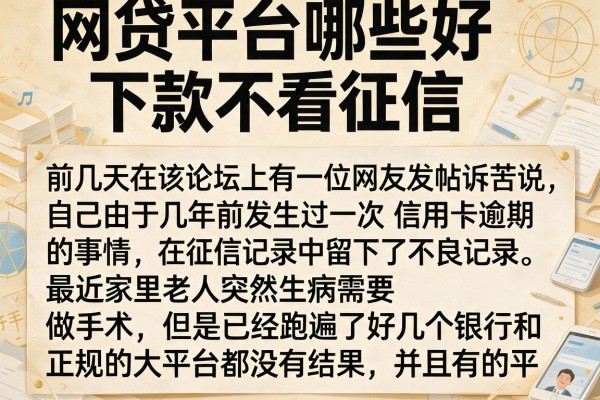 网贷平台哪些好下款不看征信，概括五个利息低的网贷app