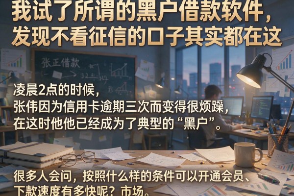 我试了所谓的黑户借款软件，发现不看征信的口子其实都在这