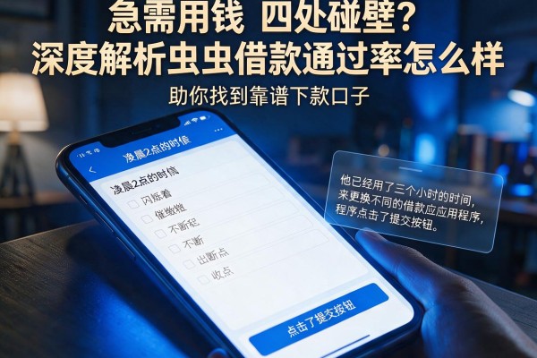 急需用钱四处碰壁？深度解析虫虫借款通过率怎么样，助你找到靠谱下款口子