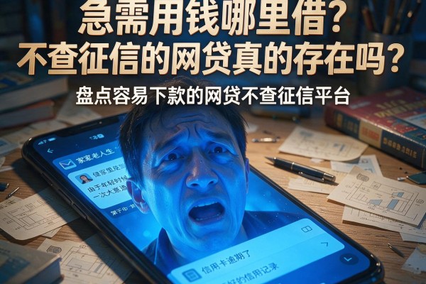 急需用钱哪里借？不查征信的网贷真的存在吗？盘点容易下款的网贷不查征信平台