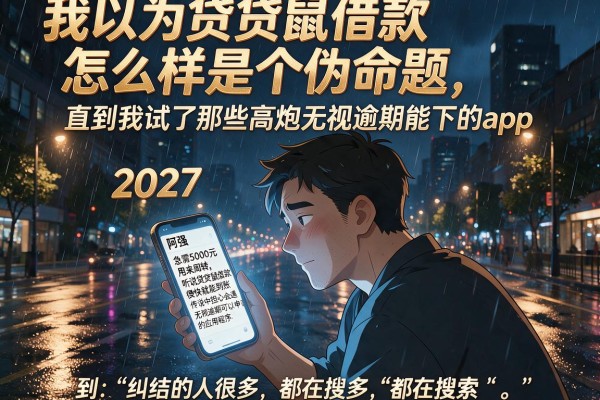 我以为贷贷鼠借款怎么样是个伪命题，直到我试了那些高炮无视逾期能下的app