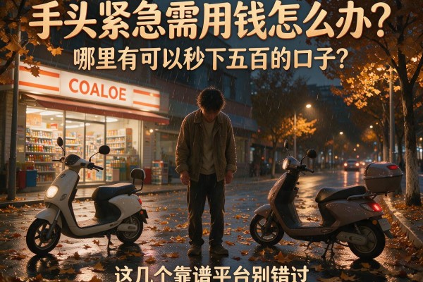 手头紧急需用钱怎么办？哪里有可以秒下五百的口子？这几个靠谱平台别错过
