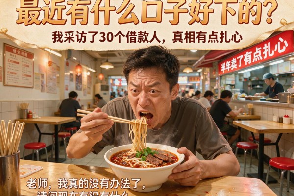 最近有什么口子好下的？我采访了30个借款人，真相有点扎心