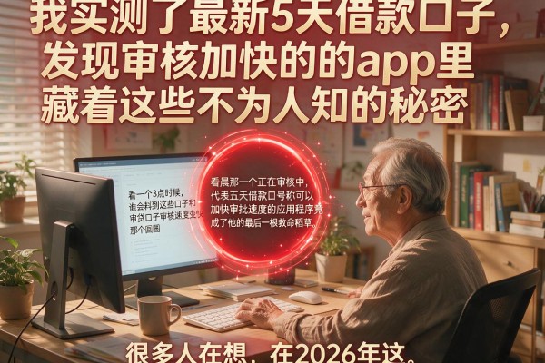 我实测了最新5天借款口子，发现审核加快的app里藏着这些不为人知的秘密