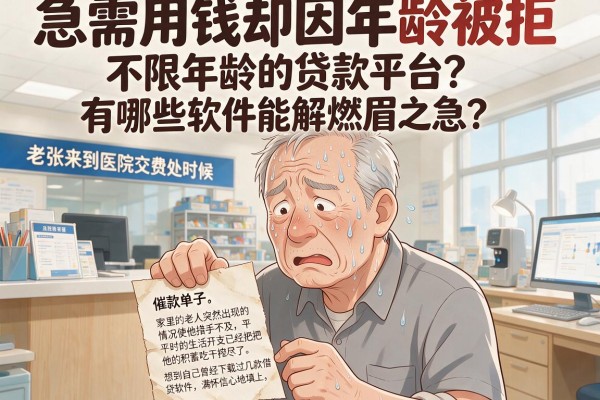 急需用钱却因年龄被拒？不限年龄的贷款平台有哪些软件能解燃眉之急？