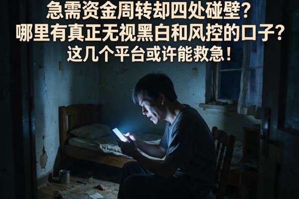 急需资金周转却四处碰壁？哪里有真正无视黑白和风控的口子？这几个平台或许能救急！