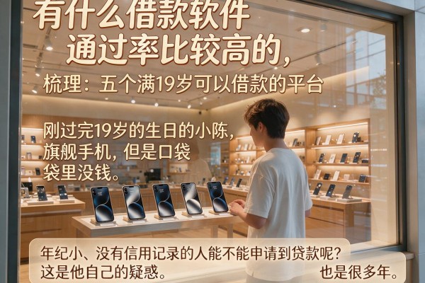 有什么借款软件通过率比较高的，梳理五个满19岁可以借款的平台