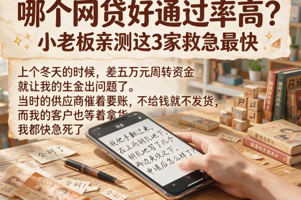 哪个网贷好通过率高？小老板亲测这3家救急最快