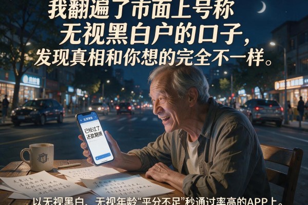 我翻遍了市面上号称无视黑白户的口子，发现真相和你想的完全不一样