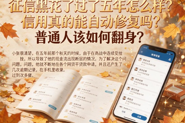 征信黑花了过了五年怎么样？信用真的能自动修复吗？普通人该如何翻身？