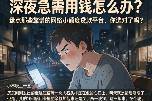 深夜急需用钱怎么办？盘点那些靠谱的网络小额度贷款平台，你选对了吗？