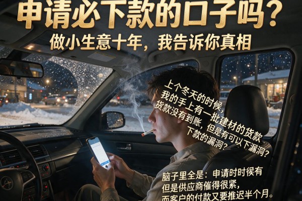 申请必下款的口子吗？做小生意十年，我告诉你真相