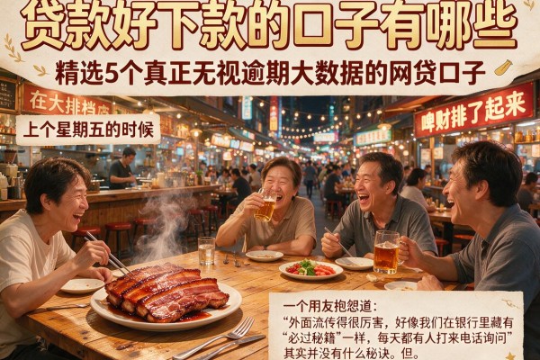 贷款好下款的口子有哪些，精选5个真正无视逾期大数据的网贷口子