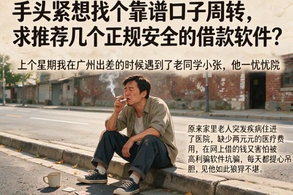 手头紧想找个靠谱口子周转,求推荐几个正规安全的借款软件?