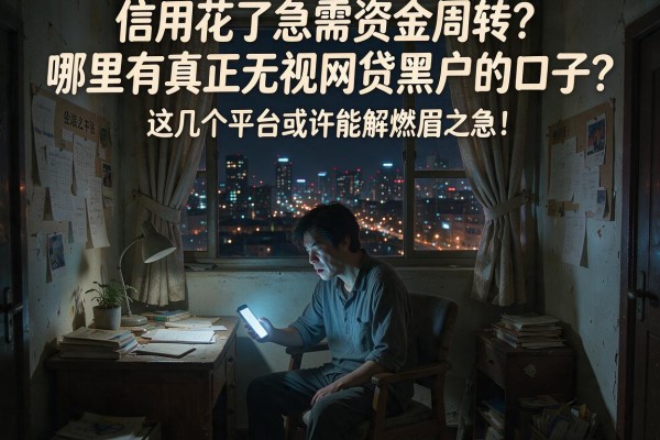 信用花了急需资金周转？哪里有真正无视网贷黑户的口子？这几个平台或许能解燃眉之急！