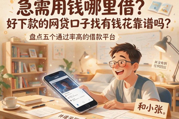急需用钱哪里借?好下款的网贷口子找有钱花靠谱吗?盘点五个通过率高的借款平台