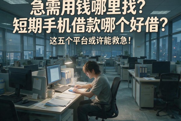 急需用钱哪里找？短期手机借款哪个好借？这五个平台或许能救急！