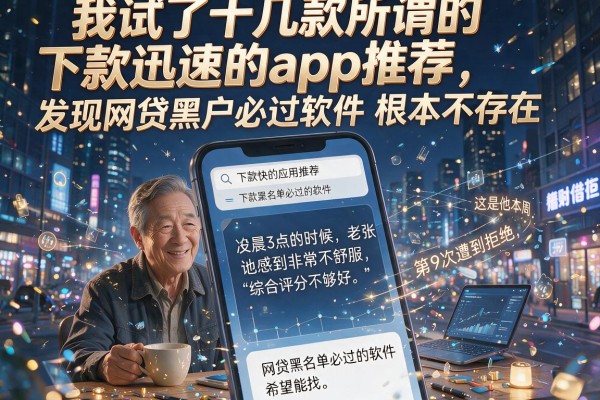 我试了十几款所谓的下款迅速的app推荐，发现网贷黑户必过软件根本不存在