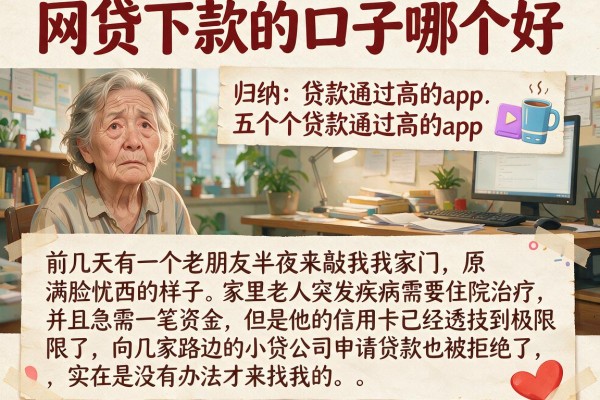 网贷下款的口子哪个好，归纳五个贷款通过高的app
