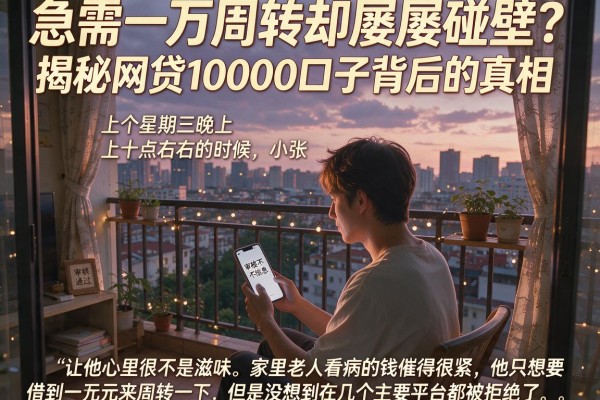 急需一万周转却屡屡碰壁？揭秘网贷10000口子背后的真相与靠谱平台推荐