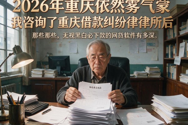我咨询了重庆借款纠纷律所后才明白，那些无视黑白必下款的网贷软件有多深