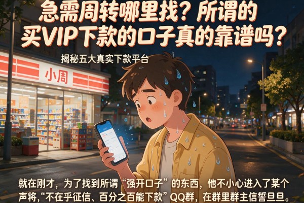 急需周转哪里找？所谓的买VIP下款的口子真的靠谱吗？揭秘五大真实下款平台