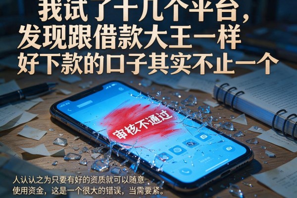 我试了十几个平台，发现跟借款大王一样好下款的口子其实不止一个