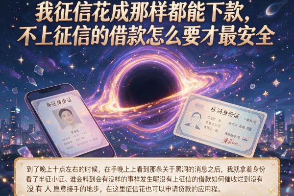 我征信花成那样都能下款，不上征信的借款怎么要才最安全