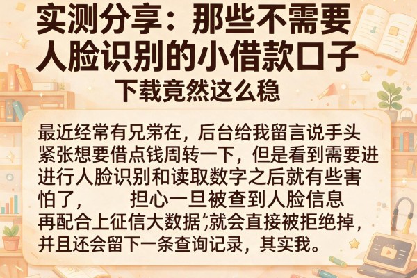 实测分享：那些不需要人脸识别的小借款口子，下款竟然这么稳
