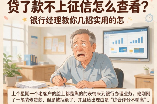 贷了款不上征信怎么查看？银行经理教你几招实用的