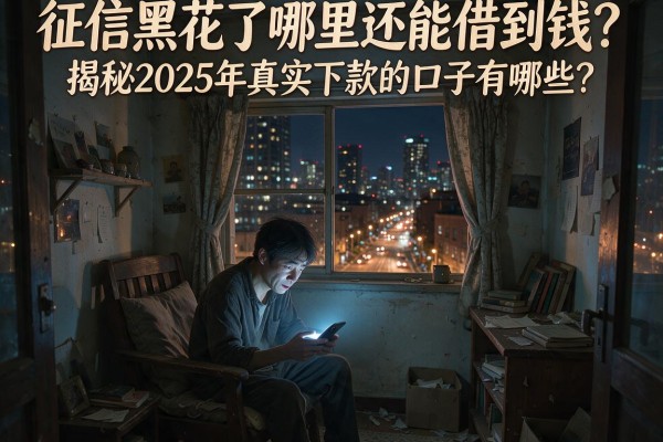 征信黑花了哪里还能借到钱？揭秘2025年真实下款的口子有哪些？
