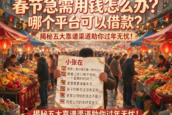 春节急需用钱怎么办？哪个平台可以借款？揭秘五大靠谱渠道助你过年无忧！