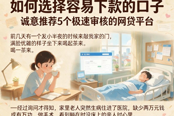 如何选择容易下款的口子，诚意推荐5个极速审核的网贷平台