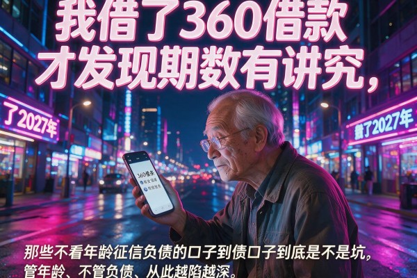 我借了360借款才发现期数有讲究，那些不看年龄征信负债的口子到底是不是坑