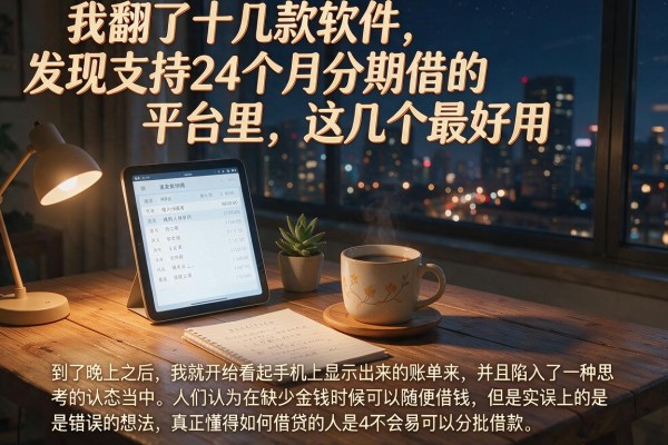 我翻了十几款软件，发现支持24个月分期借的平台里，这几个最好用