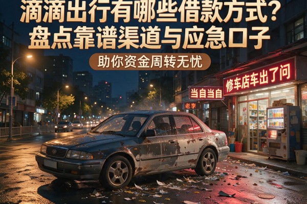 滴滴出行有哪些借款方式?盘点靠谱渠道与应急口子,助你资金周转无忧